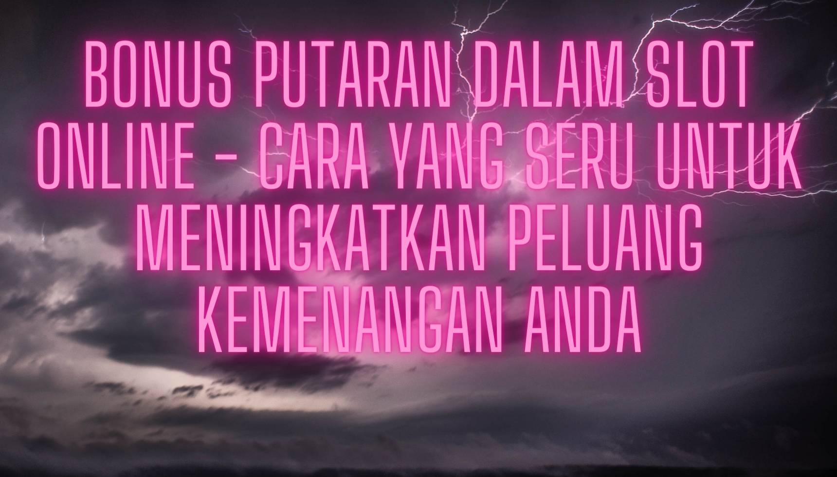 Bonus Selamat Datang Dalam Slot Online Cara Terbaik untuk Memulai Petualangan Perjudian Anda